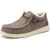 imageBruno Marc Mens Slipon Faux Fur Lined Loafers Casual ShoesBrown