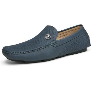 imageBruno Marc Mens 3251314 Penny Loafers Moccasins ShoesNavy