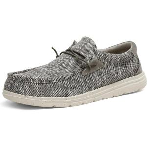 imageBruno Marc Mens Casual Slipon Loafers Stretch Shoes 10Splice Grey