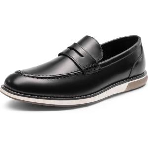imageBruno Marc Mens Dress Penny Loafer Slipon ShoesBlack