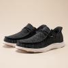 imageBruno Marc Hands Free Mens Casual Loafers Mens Stretch Lace Up Slip On Shoes Arch Support Non Slip Barefoot Shoes for Men Comfortable ampamp LightWeightBlack