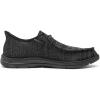 imageBruno Marc Hands Free Mens Casual Loafers Mens Stretch Lace Up Slip On Shoes Arch Support Non Slip Barefoot Shoes for Men Comfortable ampamp LightWeightAll Black