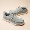 imageBruno Marc Hands Free Mens Casual Loafers Mens Stretch Lace Up Slip On Shoes Arch Support Non Slip Barefoot Shoes for Men Comfortable ampamp LightWeightGrey