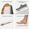 imageBruno Marc Mens Arch Support Casual Slipon Shoes Loafers for Men Non Slip Comfortable ShoesKhaki