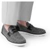 imageBruno Marc Mens Casual Dress Shoes Slipon Lightweight Penny LoafersBlackGrey