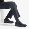 imageBruno Marc Mens Tuxedo Patent Loafers Classic Velvet Slipon Dress ShoesBlue