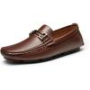 imageBruno Marc Mens Penny Loafers Moccasins ShoesBrown