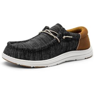 imageBruno Marc Mens Arch Support Casual Slipon Shoes Loafers for Men Non Slip Comfortable ShoesBlackBrown