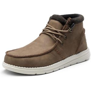 imageBruno Marc Mens Casual Slipon Shoes Warm Loafers for Men Winter BootsBrown
