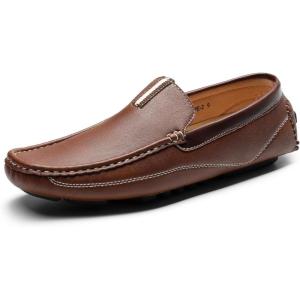 imageBruno Marc Mens Driving Moccasins Penny Loafers Slip on Loafer ShoesBrown