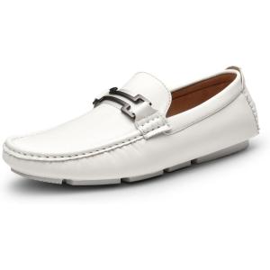 imageBruno Marc Mens Penny Loafers Moccasins ShoesWhite