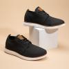 imageBruno Marc Mens KnitFlex Breeze Mesh Sneakers Oxfords LaceUp Lightweight Casual Walking Shoes01 Black