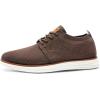 imageBruno Marc Mens KnitFlex Breeze Mesh Sneakers Oxfords LaceUp Lightweight Casual Walking Shoes01 Brown