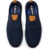 imageBruno Marc Mens KnitFlex Breeze Mesh Sneakers Oxfords LaceUp Lightweight Casual Walking Shoes01 DarkBlue