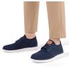 imageBruno Marc Mens KnitFlex Breeze Mesh Sneakers Oxfords LaceUp Lightweight Casual Walking Shoes01 DarkBlue
