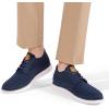 imageBruno Marc Mens KnitFlex Breeze Mesh Sneakers Oxfords LaceUp Lightweight Casual Walking Shoes01 DarkBlue