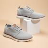 imageBruno Marc Mens KnitFlex Breeze Mesh Sneakers Oxfords LaceUp Lightweight Casual Walking Shoes01 Grey
