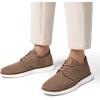 imageBruno Marc Mens KnitFlex Breeze Mesh Sneakers Oxfords LaceUp Lightweight Casual Walking Shoes01 LightBrown