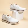 imageBruno Marc Mens KnitFlex Breeze Mesh Sneakers Oxfords LaceUp Lightweight Casual Walking Shoes01 White