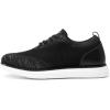 imageBruno Marc Mens KnitFlex Breeze Mesh Sneakers Oxfords LaceUp Lightweight Casual Walking Shoes02 BlackGrey