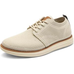 imageBruno Marc Mens KnitFlex Breeze Mesh Sneakers Oxfords LaceUp Lightweight Casual Walking ShoesApricot