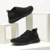 imageBruno Marc Mens Mesh Fabric Fashion Sneakers Casual Oxfords Lightweight Breathable Versatile Walking ShoesBlack Monochrome