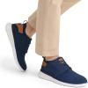imageBruno Marc Mens Mesh Fabric Fashion Sneakers Casual Oxfords Lightweight Breathable Versatile Walking ShoesDarkBlue