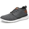 imageBruno Marc Mens Mesh Fabric Fashion Sneakers Casual Oxfords Lightweight Breathable Versatile Walking ShoesDarkGrey