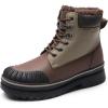 imageBruno Marc Mens Snow Winter Insulated Waterproof Outdoor BootsBrown
