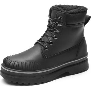 imageBruno Marc Mens Snow Winter Insulated Waterproof Outdoor BootsBlack
