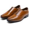 imageBruno Marc Mens Dress Shoes Bussiness Formal Oxfords Wesley Lace Up Soft PlainToeBrown