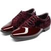 imageBruno Marc Mens Dress Shoes Classic Laceup Caden Glossy Velvet Formal OxfordDark Red