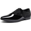 imageBruno Marc Mens Dress Shoes Classic Laceup Caden Glossy Velvet Formal OxfordBlack