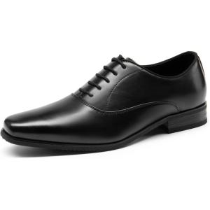 imageBruno Marc Mens Dress Shoes Bussiness Formal Oxfords Wesley Lace Up Soft PlainToeBlack