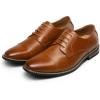 imageBruno Marc Mens Prince Classic Modern Formal Oxford Lace Up Dress ShoesBrown