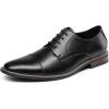 imageBruno Marc Mens Prince Classic Modern Formal Oxford Lace Up Dress ShoesBlack