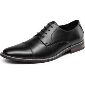 imageBruno Marc Mens Prince Classic Modern Formal Oxford Lace Up Dress ShoesBlack