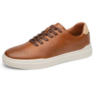imageBruno Marc Mens Casual Dress Sneaker LaceUp Business Shoes Lightweight Fashion Sneakers WaveFlex CoreLuxBrown
