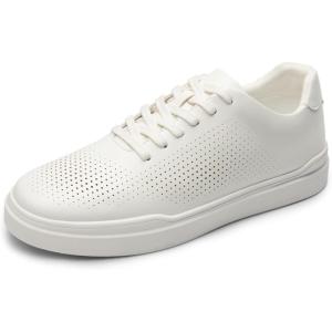 imageBruno Marc Mens Casual Dress Sneaker LaceUp Business Shoes Lightweight Fashion Sneakers WaveFlex CoreLuxWhite