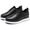 imageBruno Marc Boys MaxFlex Dress Sneakers Oxfords Casual Wingtip Brogue ShoesBlack