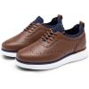 imageBruno Marc Boys MaxFlex Dress Sneakers Oxfords Casual Wingtip Brogue ShoesBrown