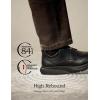 imageBruno Marc Mens Dress Sneakers Casual Lace Up Oxford Cushioned Walking Shoes Lightweight Breathable MaxFlex ActiveUrbanAll Black