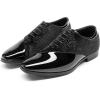 imageBruno Marc Mens Dress Tuxedo Shoes Classic Patent Velvet Laceup Formal Caden OxfordBlack