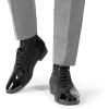 imageBruno Marc Mens Dress Tuxedo Shoes Classic Patent Velvet Laceup Formal Caden OxfordBlack
