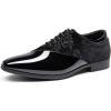 imageBruno Marc Mens Dress Tuxedo Shoes Classic Patent Velvet Laceup Formal Caden OxfordBlack