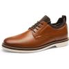 imageBruno Marc Mens LaceUp Comfortable Fashion Dress ShoesBrown