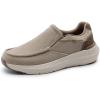 imageBruno Marc Mens Loafers Slipon Casual Walking Shoes Comfortable Canvas SneakersKhaki