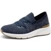 imageBruno Marc Mens Sneaker Casual Walking Shoes Cushioning Slip On Shoes Breathable Non Slip Lightweight Sneakers Comfortable Mesh Sports Shoes EZFlex BreezeStepepDark Blue