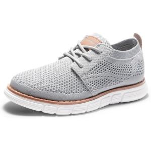 imageBruno Marc LaceUp Comfortable Dress Sneakers Fashion ShoesGrey