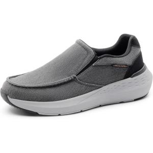 imageBruno Marc Mens Loafers Slipon Casual Walking Shoes Comfortable Canvas SneakersDark Grey